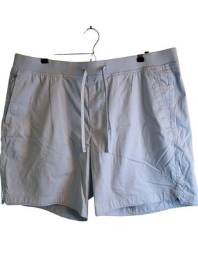Abercrombie & Fitch Light Blue Stretch Drawstring Men's Shorts XL